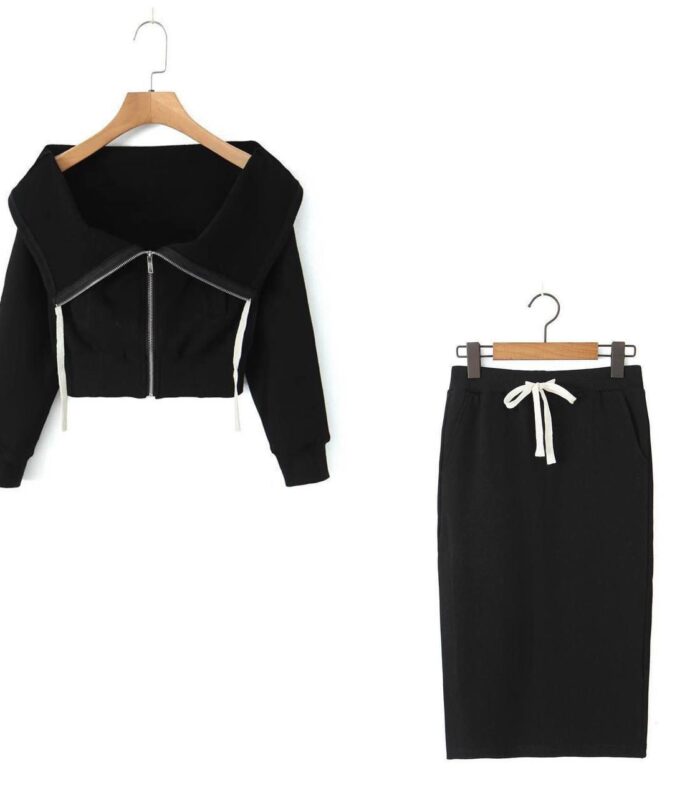 Black Two Piece Skirt 26