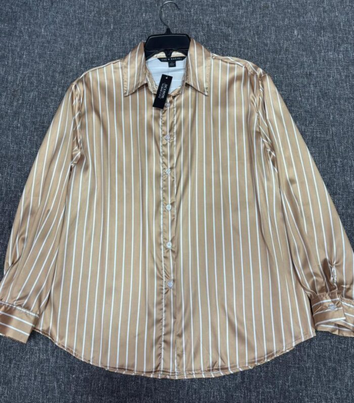 Stripes Silk Shirt 408