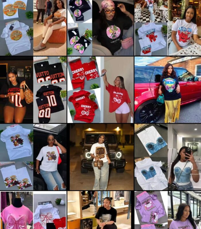 Bundle luxury tee shirt