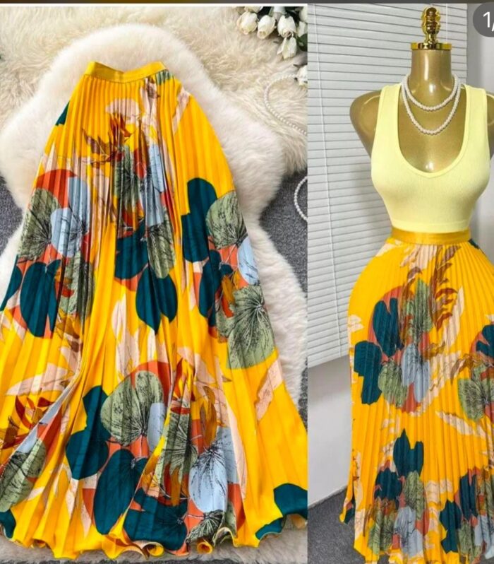 Pleated Skirt 402 B