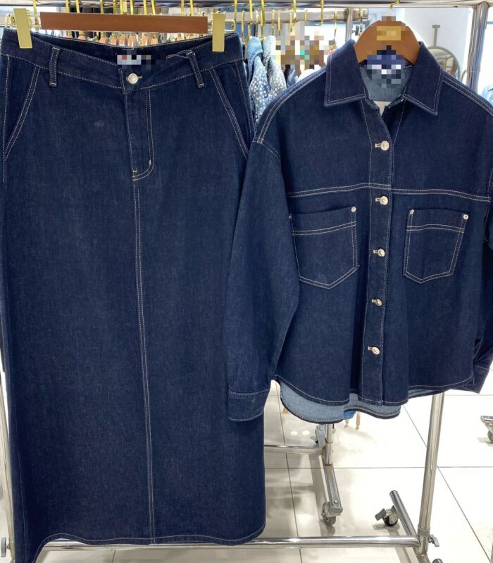 Jean Skirt Set 233