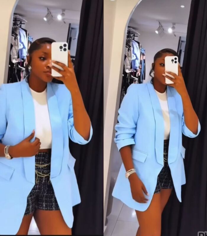 Sky-blue Blazer 98